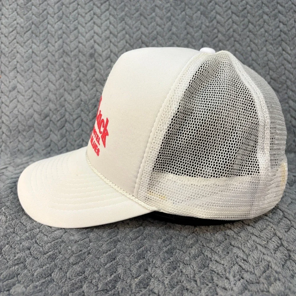 Lady Luck Casino Hotel Rhythm & Blues Vintage Trucker Hat White Snapback Cap